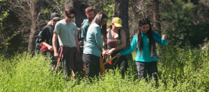 Monitores de Parque Cordillera en capacitación