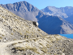 Paisaje de la corrida del Parque Natural El Yeso-Laguna Negra