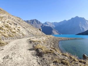 Paisaje de la corrida del Parque Natural El Yeso-Laguna Negra